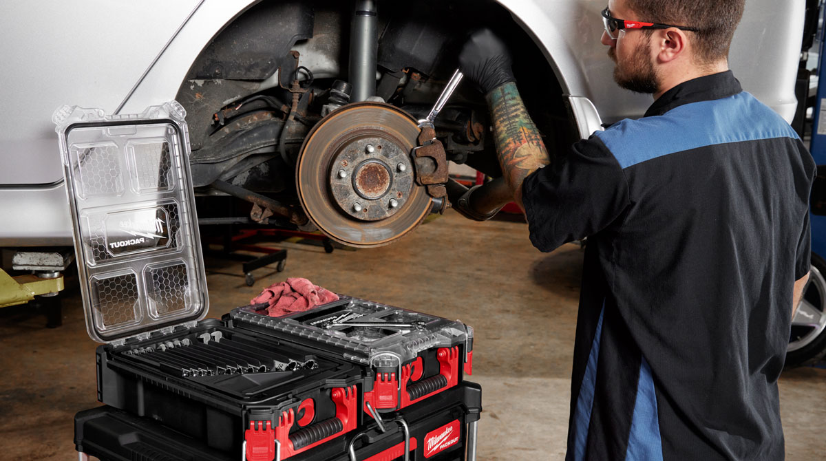 15-częściowy zestaw kluczy płasko-oczkowych MAXBITE™ z kompaktowym organizerem PACKOUT