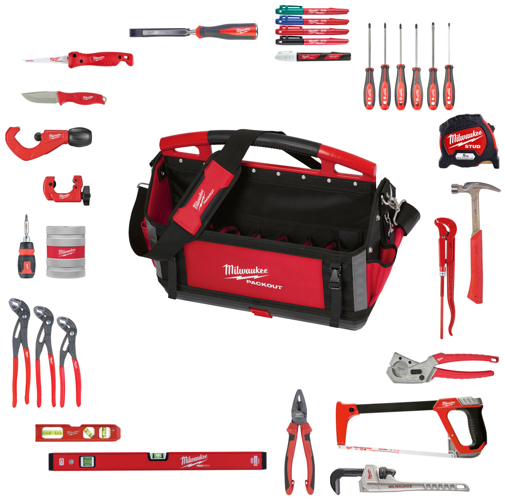 Torba z wypsażeniem dla hydraulików Milwaukee
