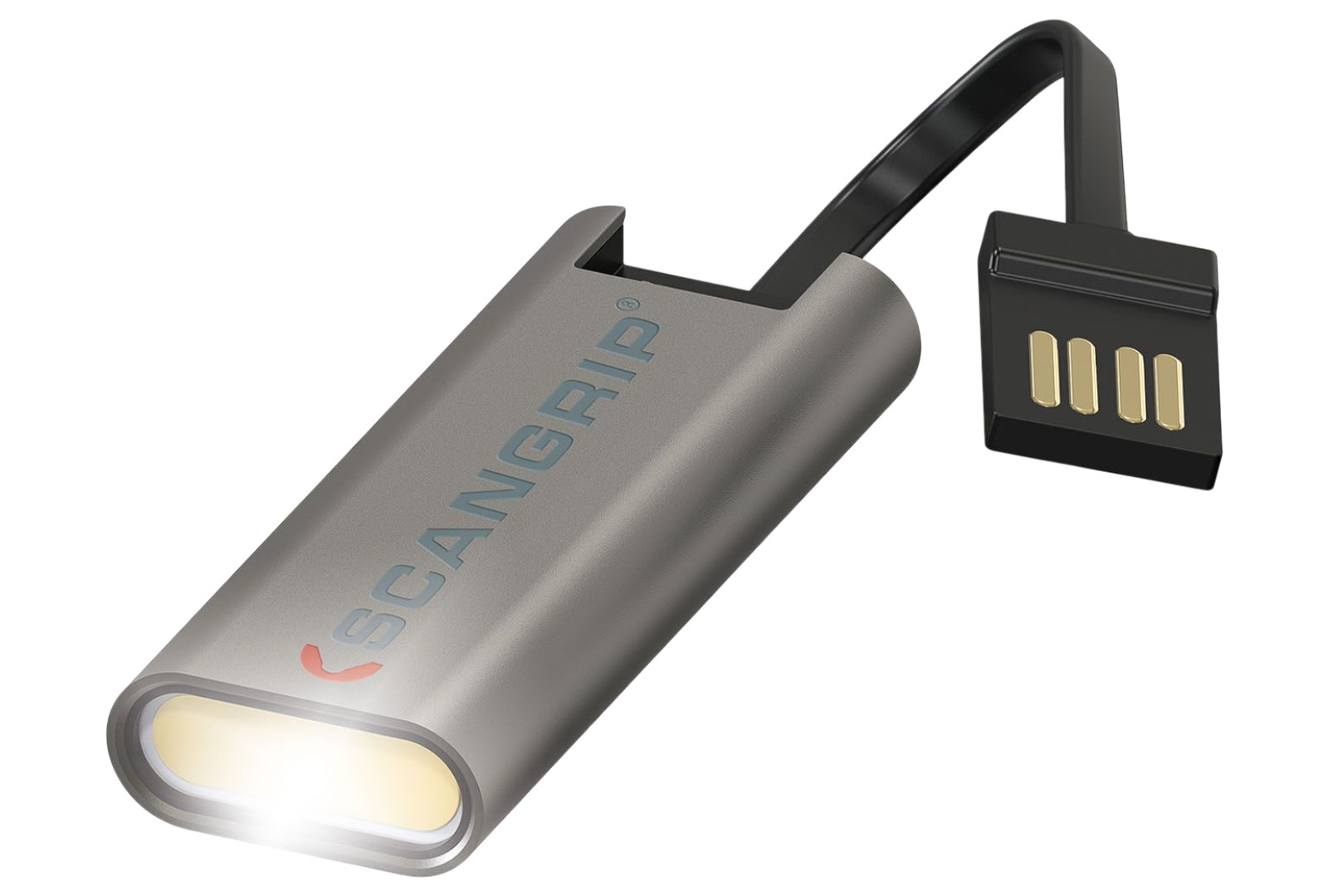 Lampka brelok z wbudowanym kablem USB do ładowania FLASH MICRO R 03.5113