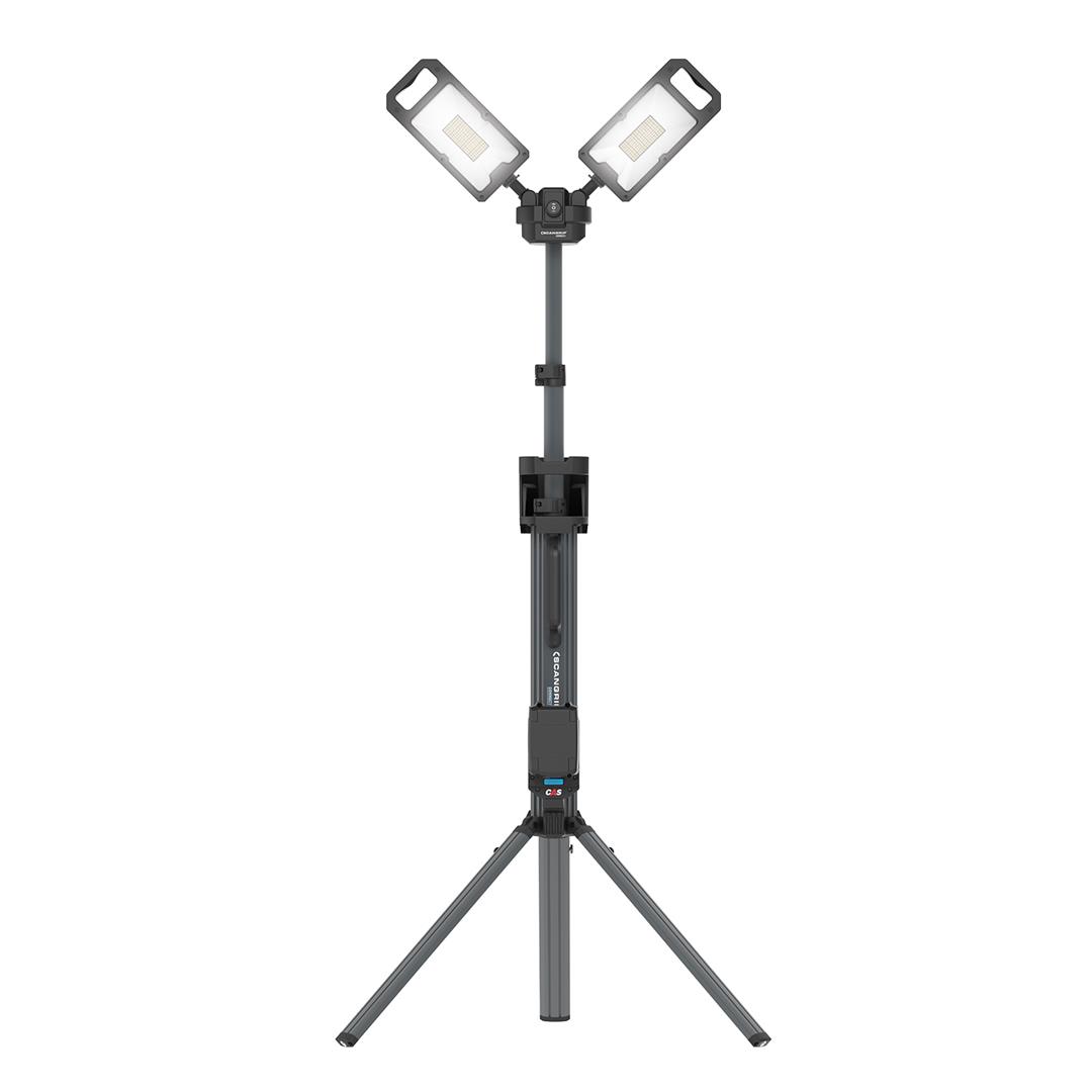 Akumulatorowa lampa budowlana 8000 lm ze zintegrowanym statywem Scangrip TOWER 8 CONNECT 03.6107C