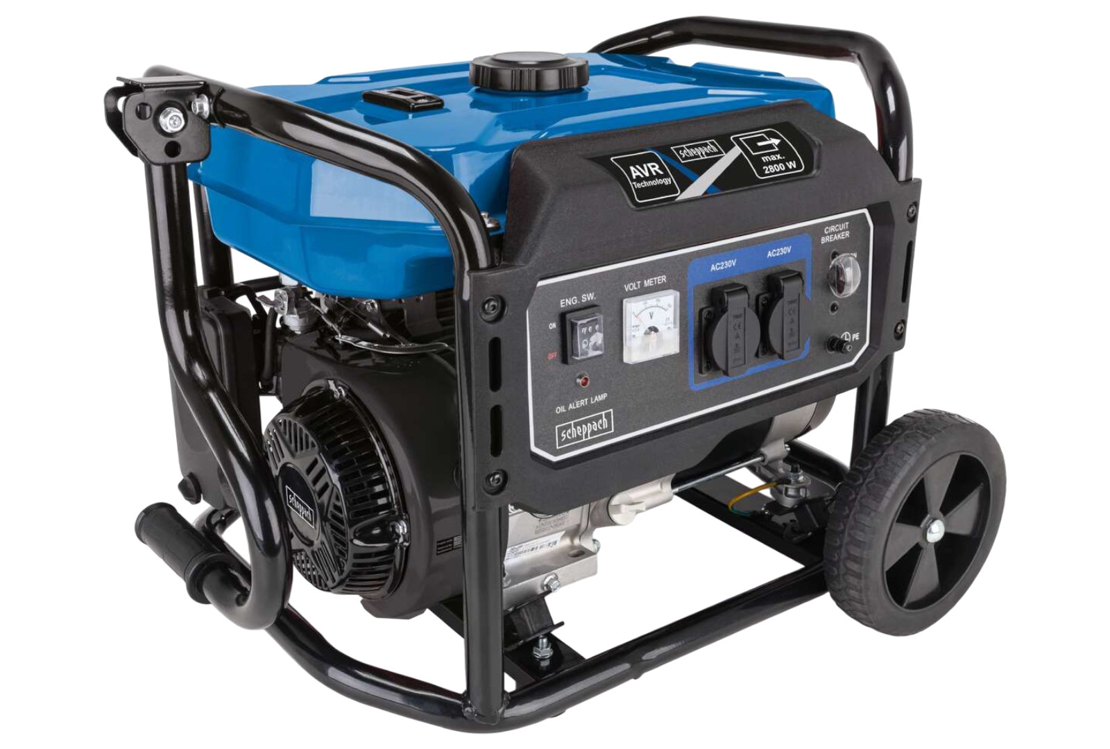 Agregat prądotwórczy Scheppach 2800 W 2x230V przenośny jednofazowy benzyna 5906226903