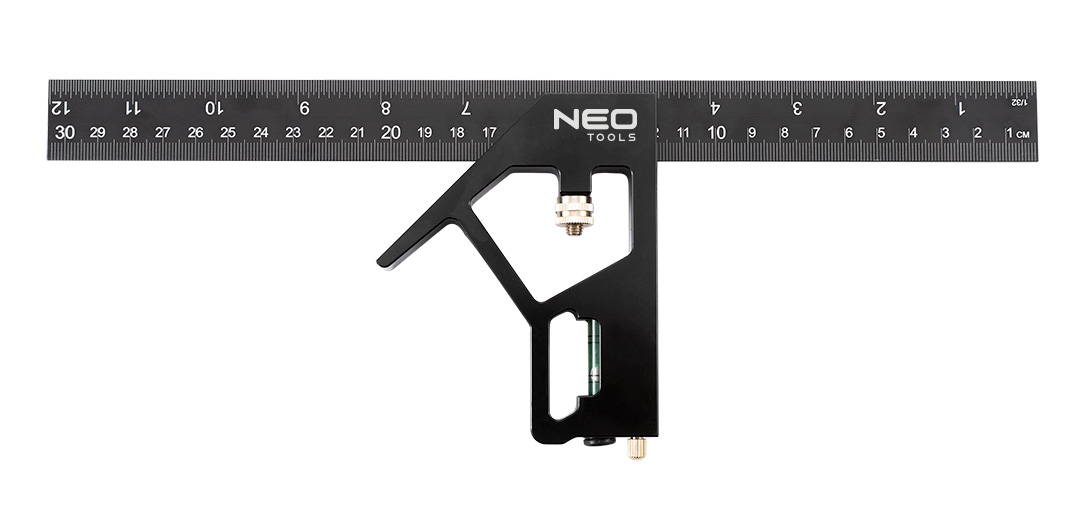 Kątownik wielofunkcyjny aluminiowy 30 cm NEO TOOLS