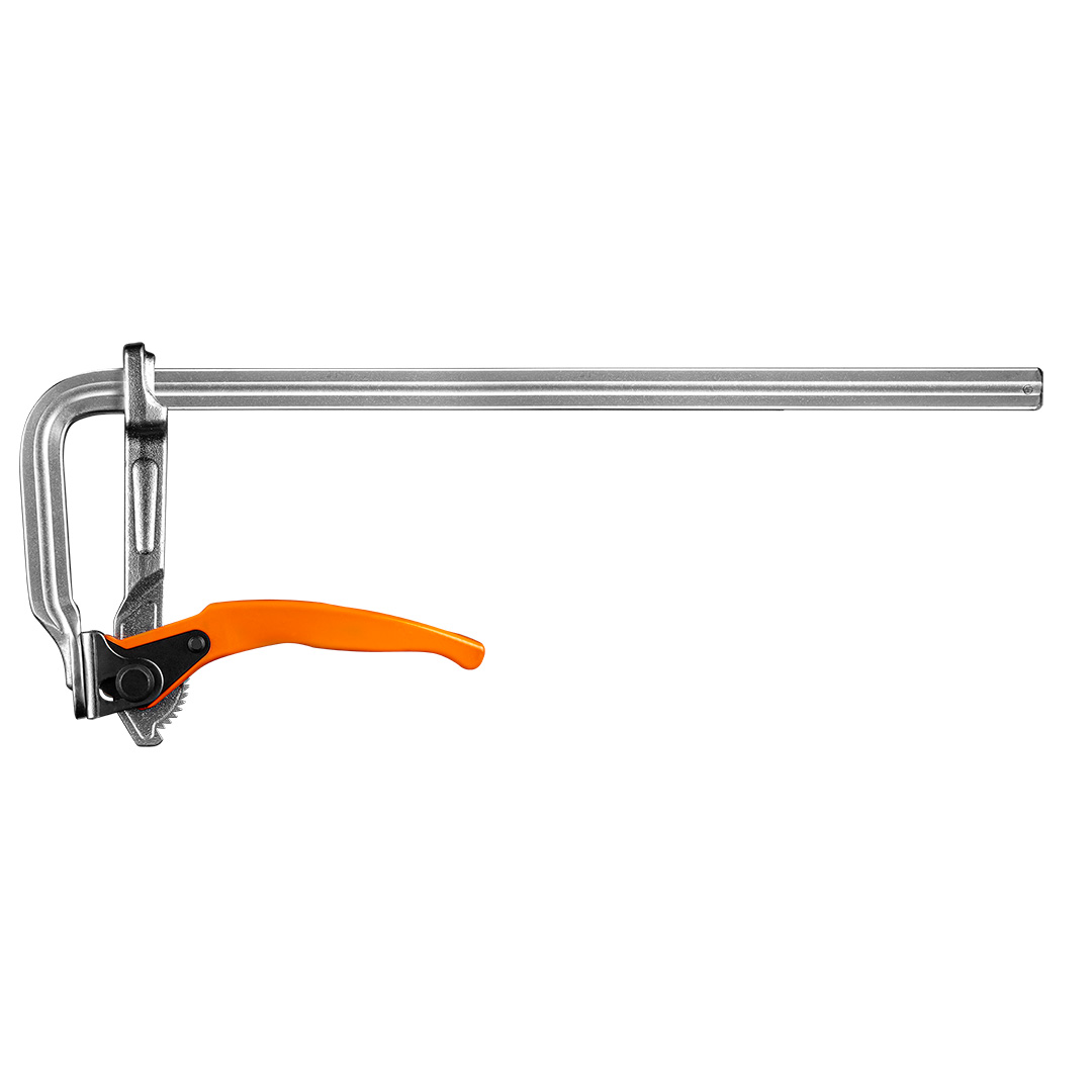 Ścisk stolarski zapadkowy NEO TOOLS 400 x 120 mm (F-clamp)