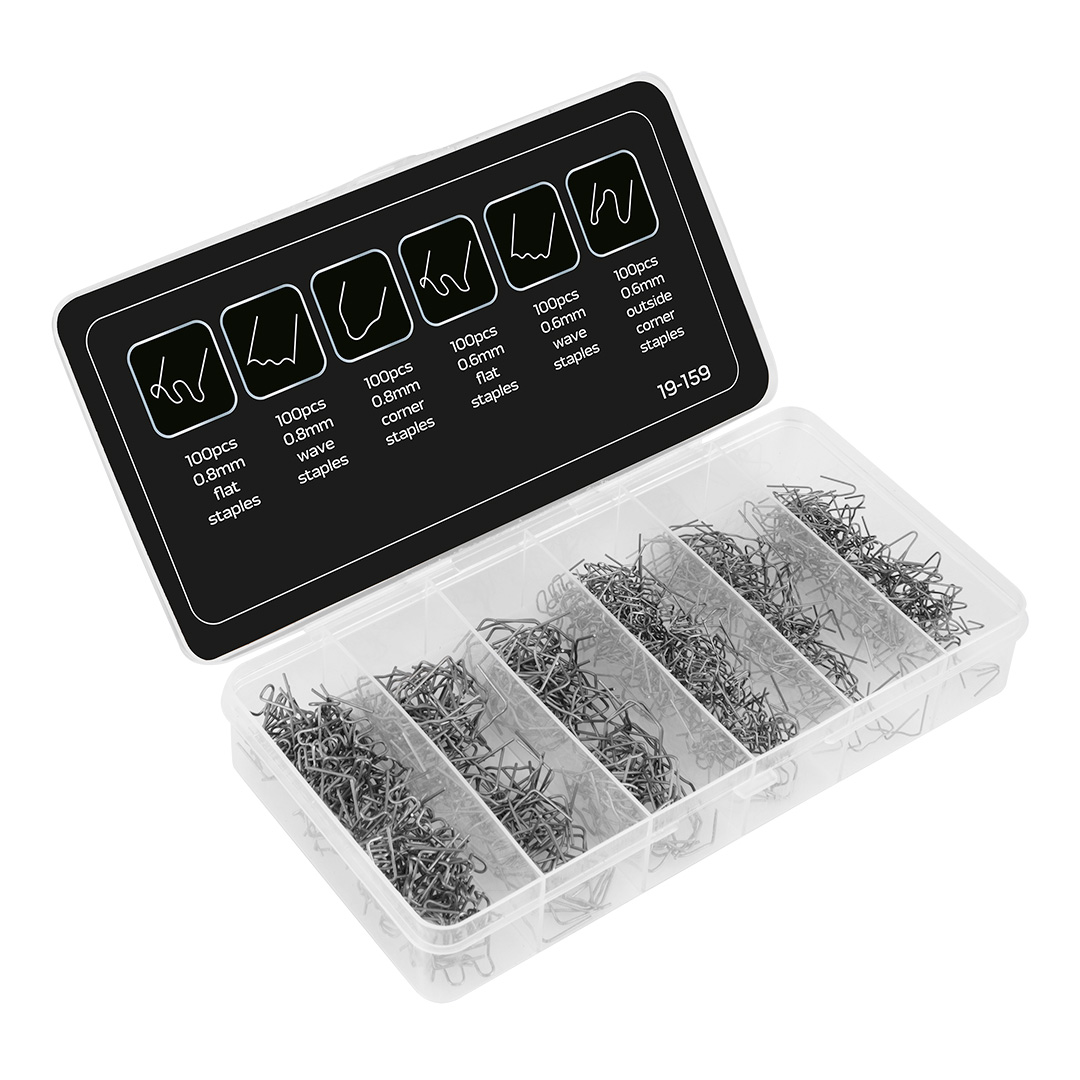 Zszywki do plastiku NEO TOOLS zestaw 600 szt.