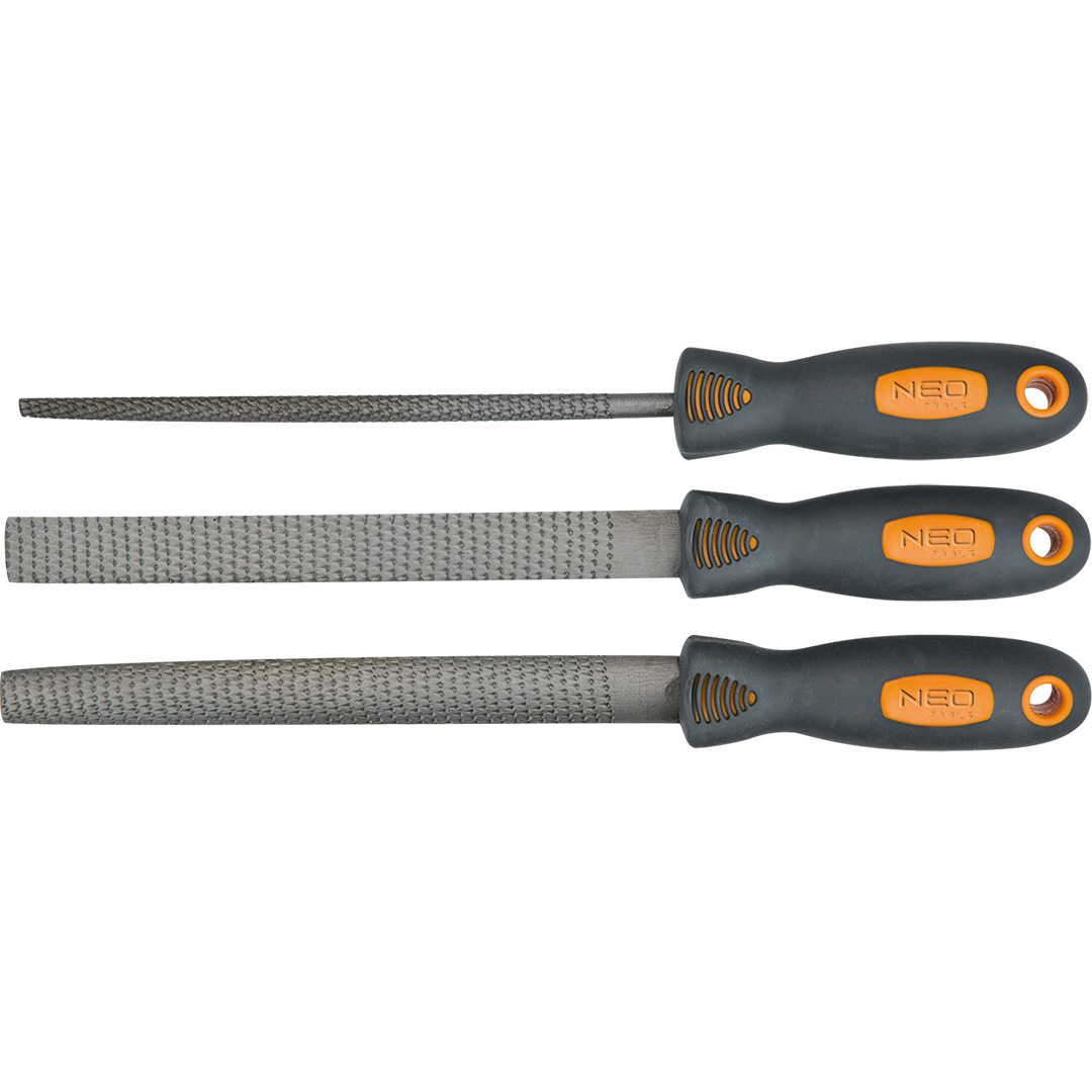 Pilniki do drewna NEO TOOLS  200 mm zestaw 3 szt.