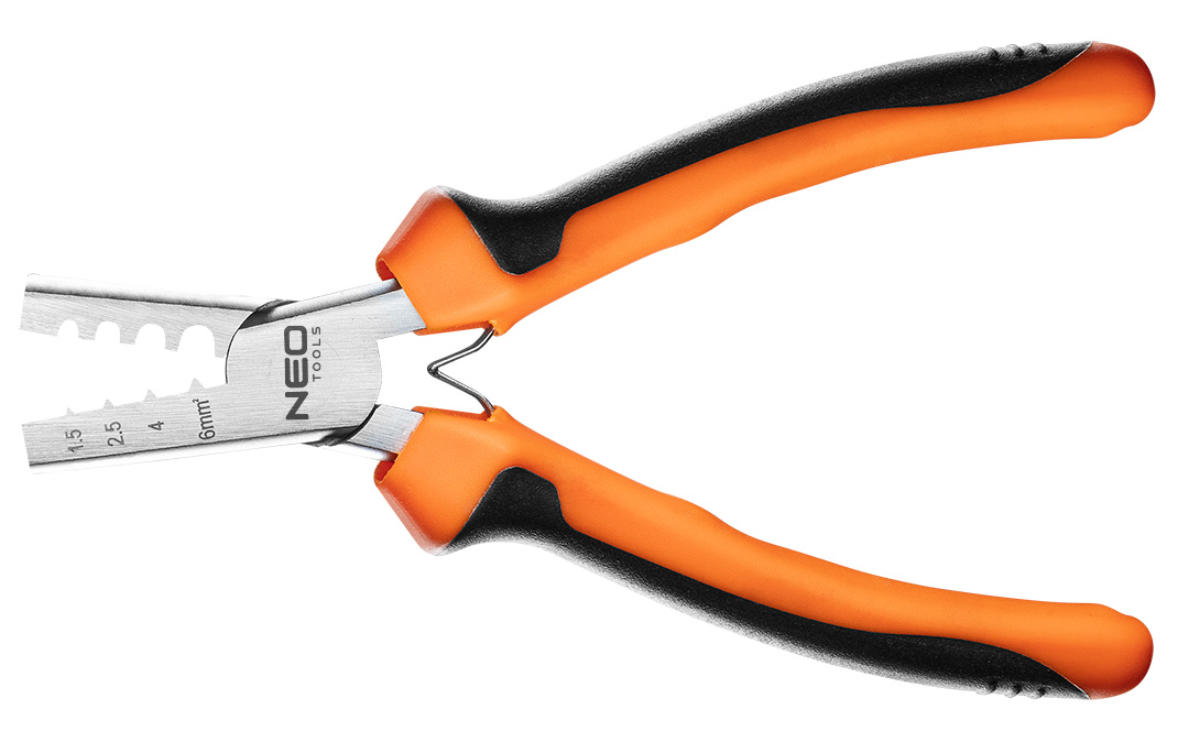 Szczypce do zaciskania końcówek NEO TOOLS 1.5 - 6 mm2 (23-13 AWG), 140 mm