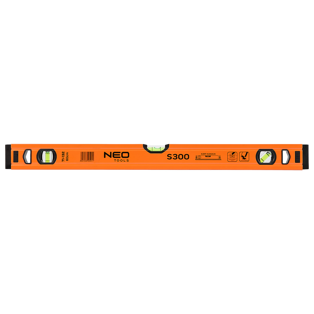Poziomnica aluminiowa NEO TOOLS S 300 poziomica 3 libelle, 60 cm