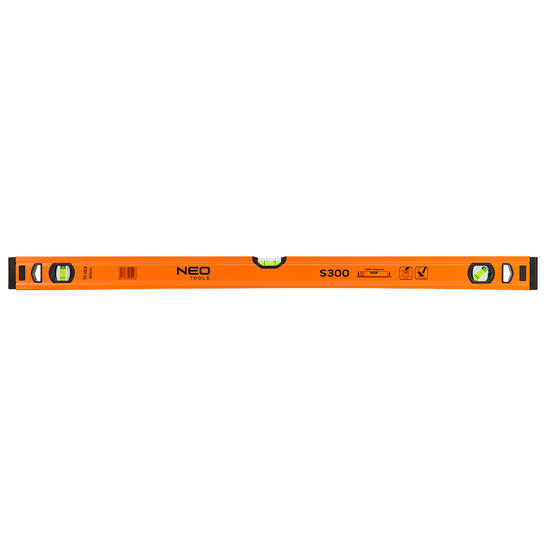 Poziomnica aluminiowa NEO TOOLS S 300 poziomica 3 libelle, 80 cm