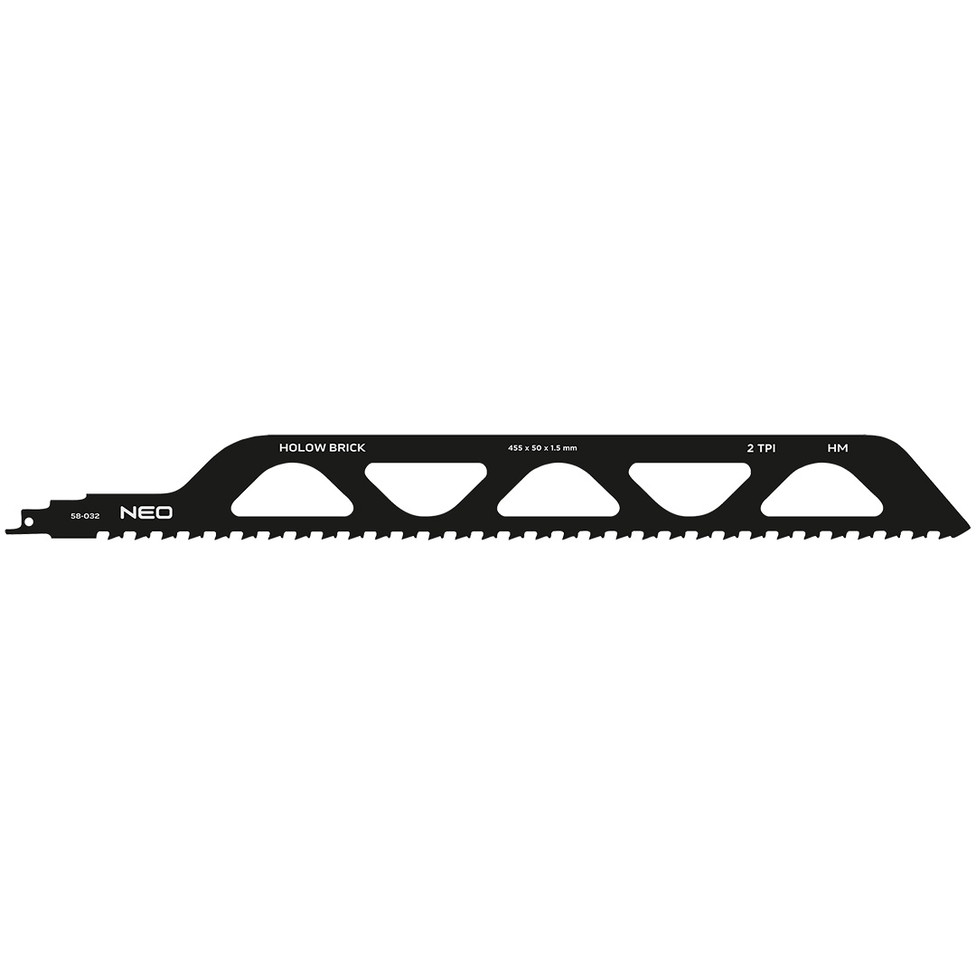 Brzeszczot do piły szablastej NEO TOOLS HM 455 x 50 x 1.5 mm 2TPI