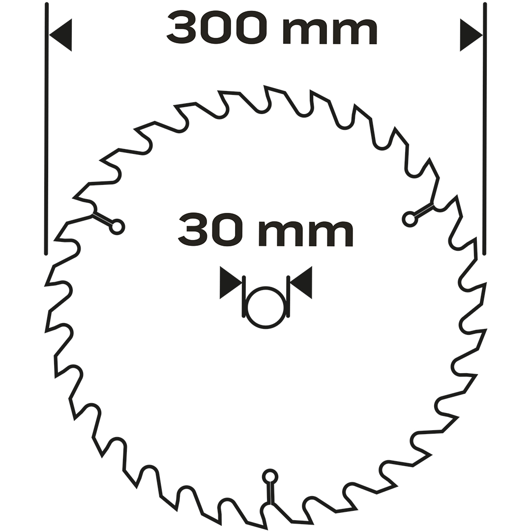 Tarcza do pilarki widiowa NEO TOOLS 300 x 30 mm 40 zębów
