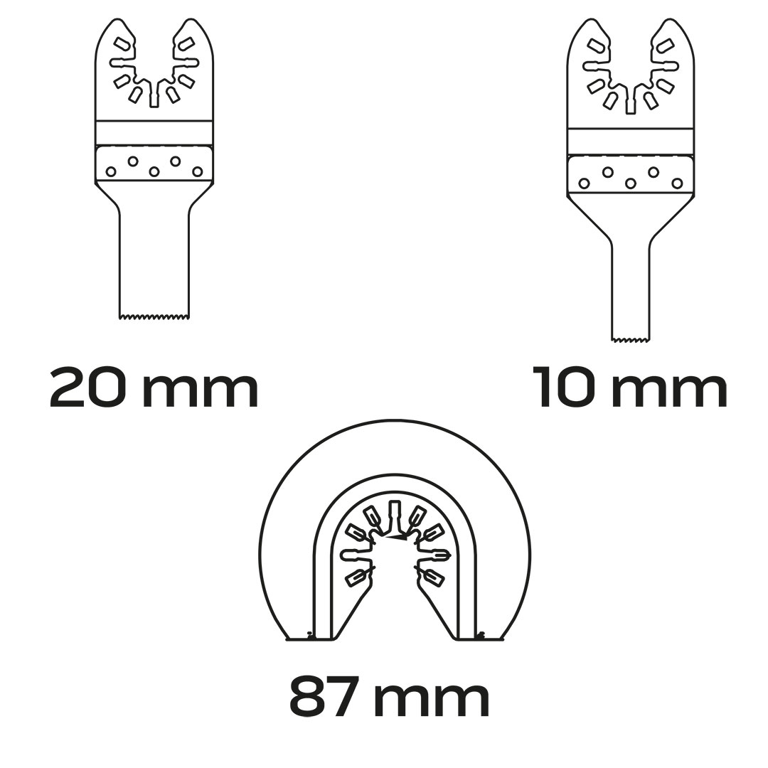 Zestaw brzeszczotów NEO TOOLS do metalu 3 szt.
