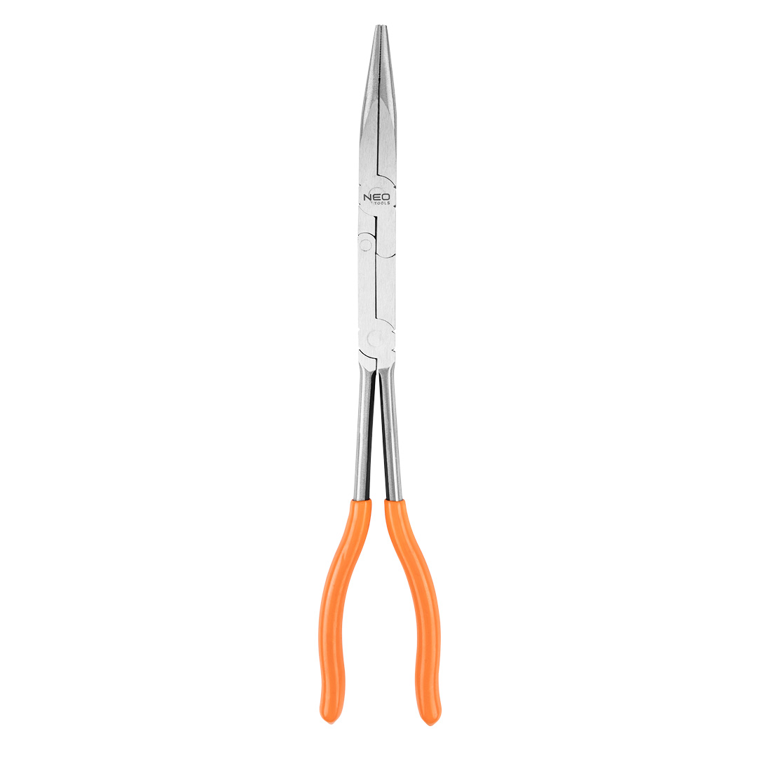 Szczypce wygięte NEO TOOLS z podwójnym przegubem CRV