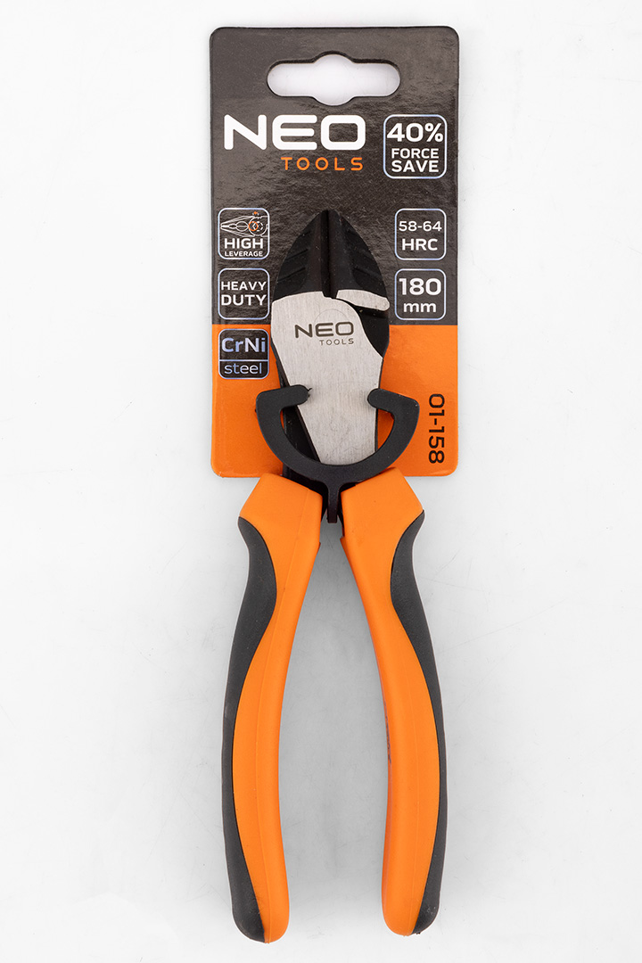 Szczypce boczne HD NEO TOOLS 40% FS 180 mm obcinaczki