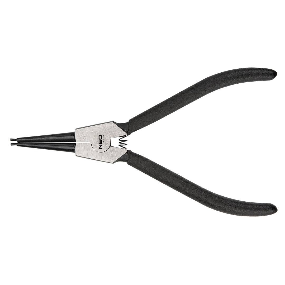 Szczypce segera do pierścieni osadczych NEO TOOLS 220 mm, zewnętrzne, wygięte