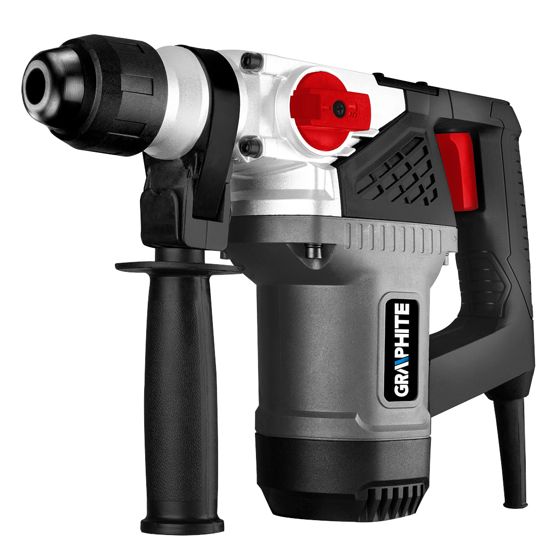 Młot udarowy GRAPHITE SDS+ 900W, walizka
