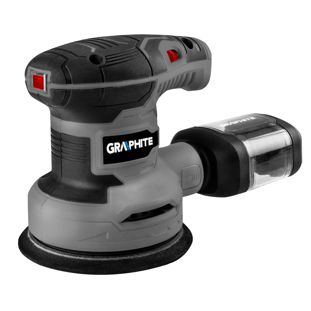 Szlifierka mimośrodowa 300W GRAPHITE stopa 125 mm