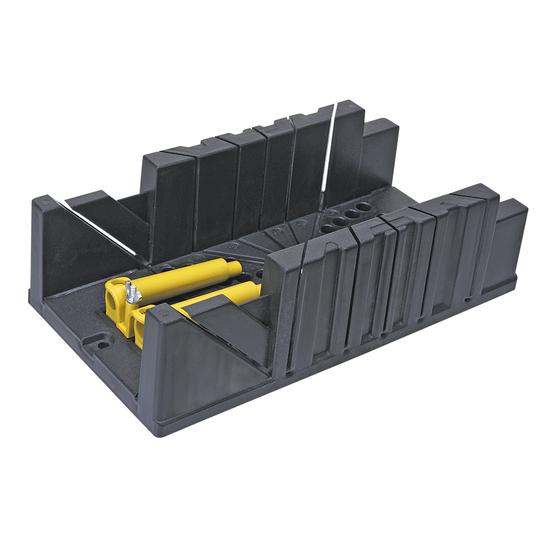 Skrzynka uciosowa plastikowa  TOPEX 326 x 122 x 78 mm, z zaciskami