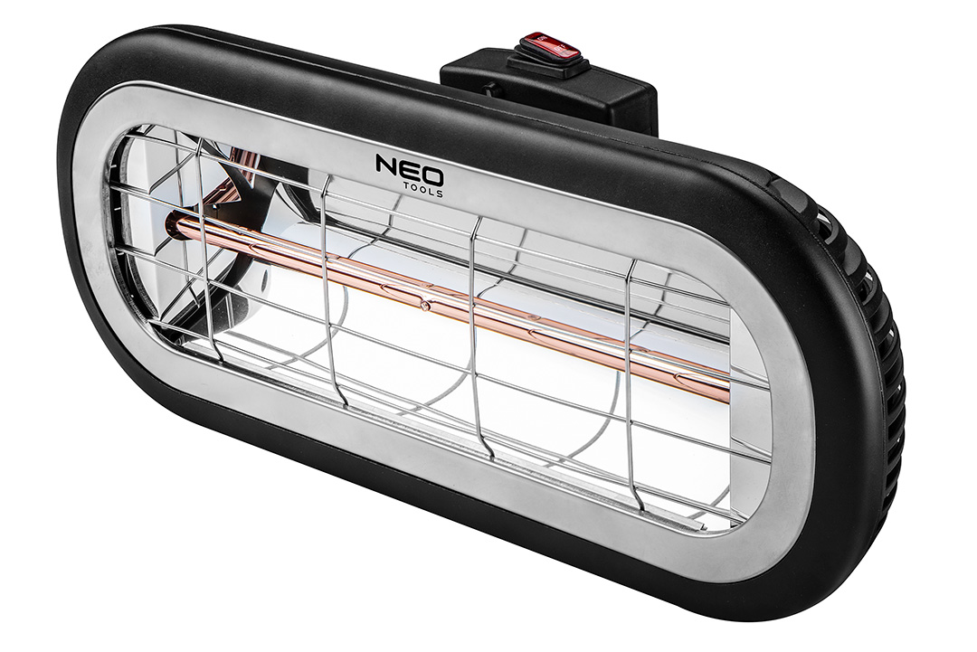 Promiennik 2000W NEO TOOLS IP65, element grzejny low glare amber lamp