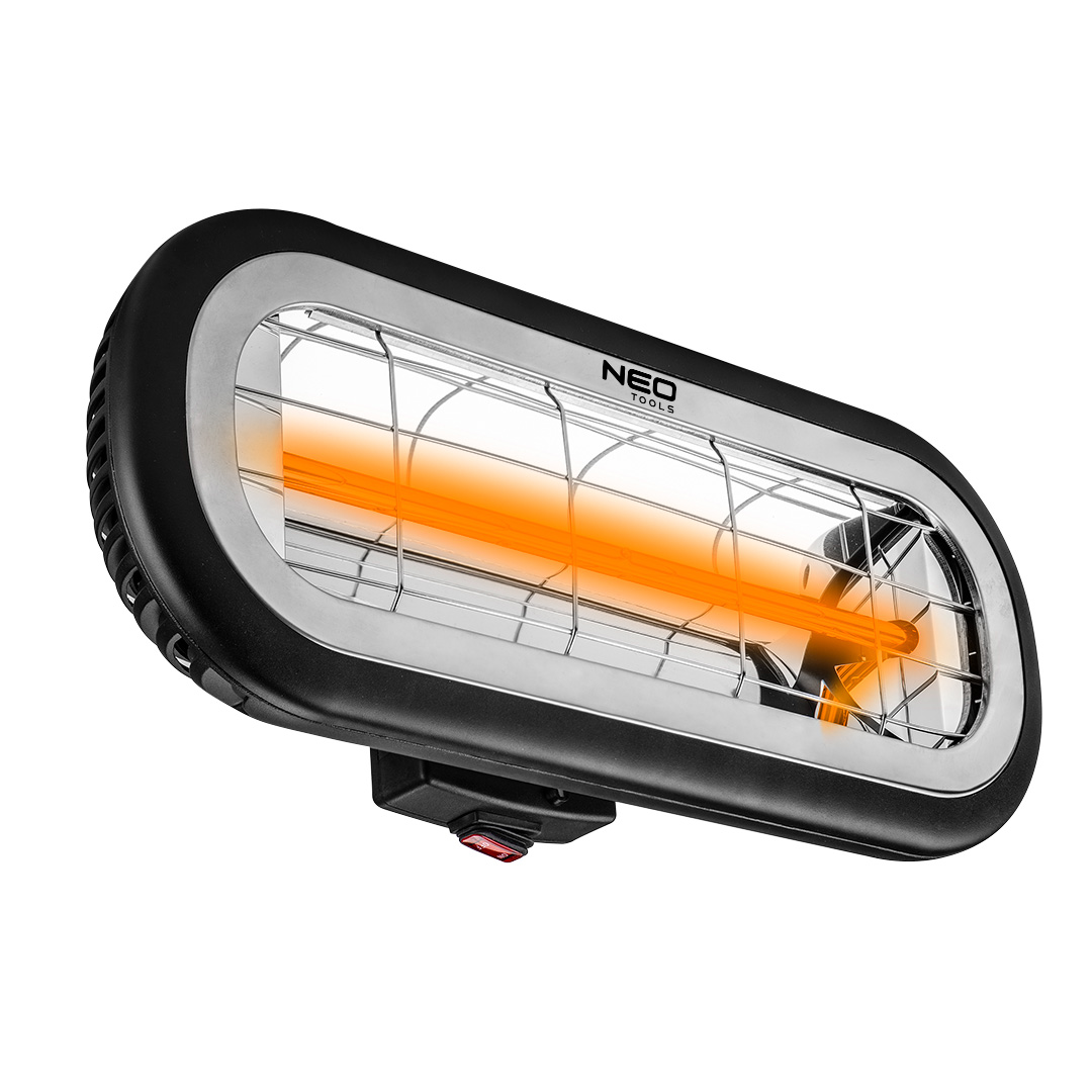 Promiennik 2000W NEO TOOLS IP65, element grzejny low glare amber lamp