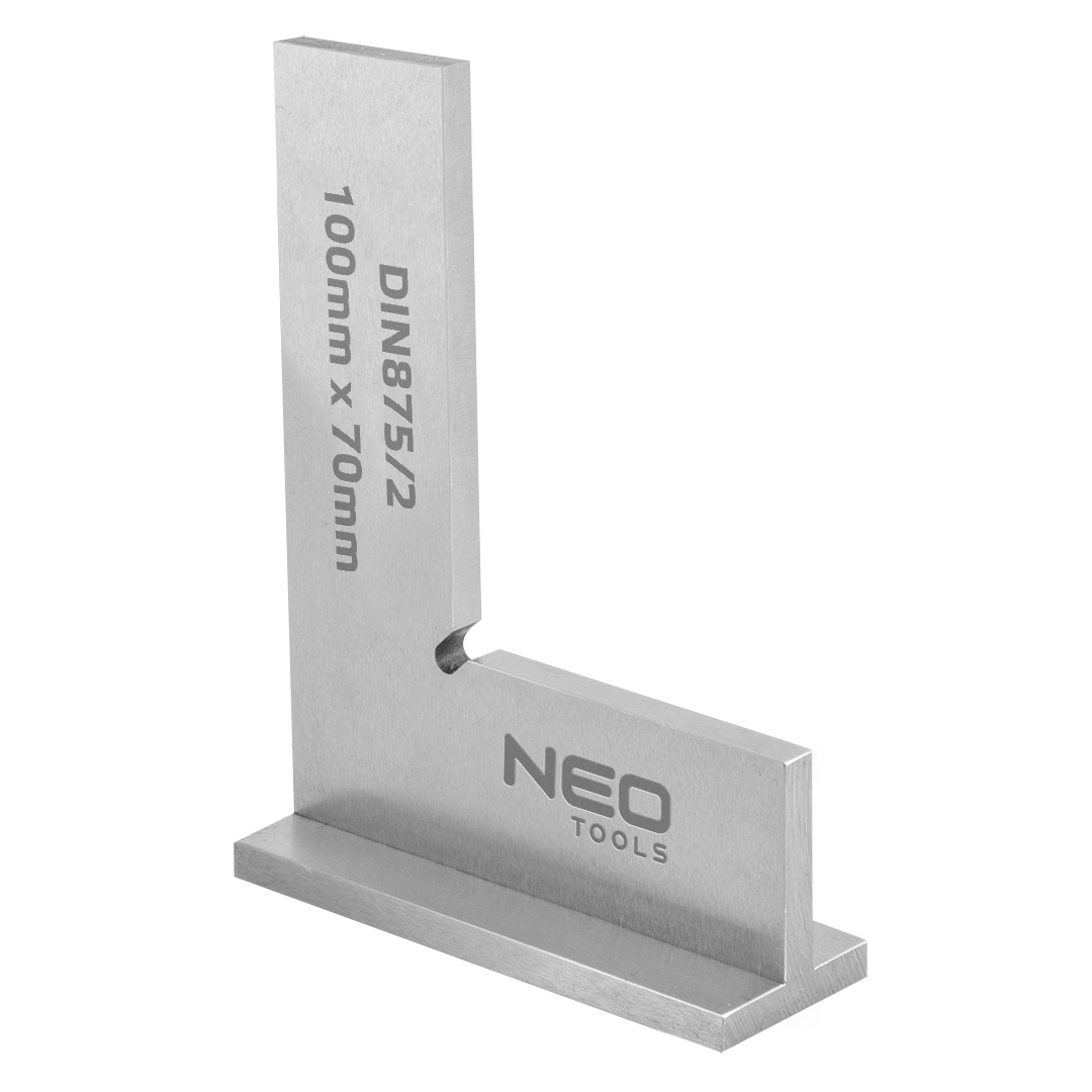 Kątownik z podstawą NEO TOOLS DIN875/2 100 x 70 mm