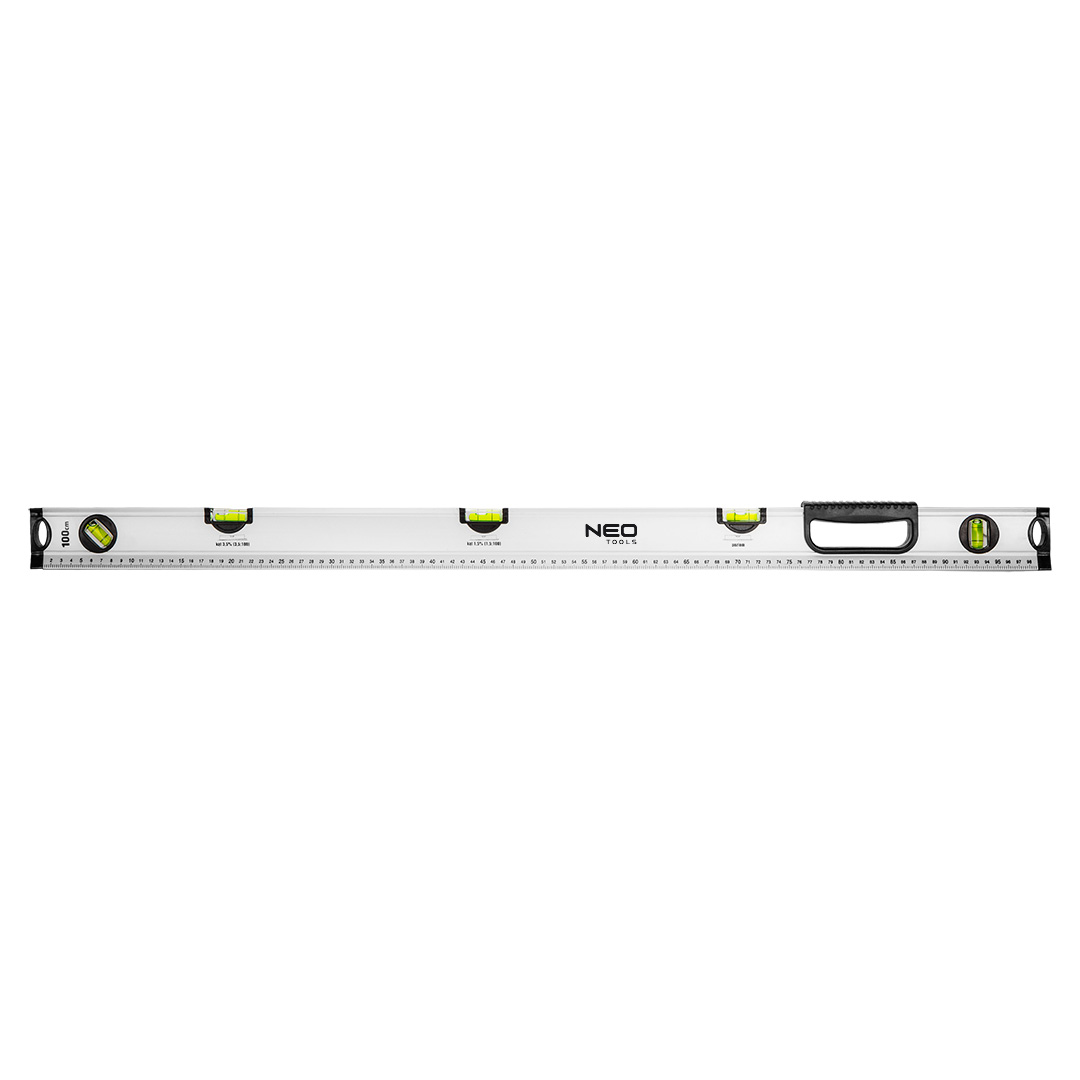 Poziomnica specjalna 100 cm NEO TOOLS  5 libelli, różne kąty