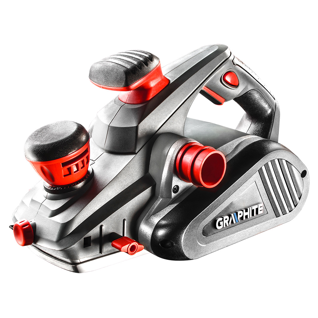 Strug elektryczny GRAPHITE 1300W głębokość strugania 3.5 mm szerokość strugania 110 mm