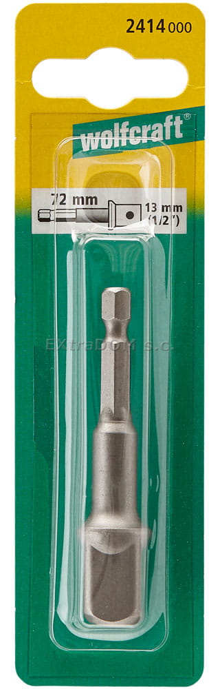  Adapter do wkrętarki na nasadkę 1/2 Wolfcraft 2414000