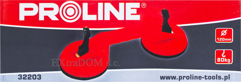 Uchwyt do szyb Proline przyssawka 2 x 120mm 32203