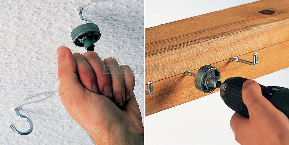 Uchwyt do wkręcania haków - bitów Wolfcraft 2419000